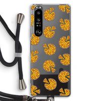 You Had Me At Pizza: Sony Xperia 1 III Transparant Hoesje met koord