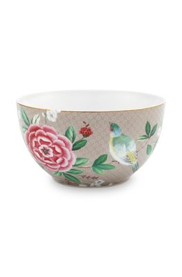 Pip Studio Blushing Birds Kom Khaki 15 cm