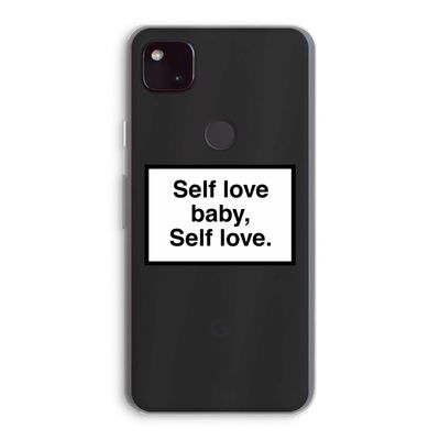 Self love: Google Pixel 4a 5G Transparant Hoesje