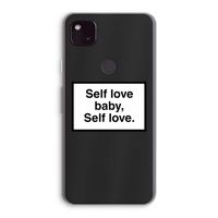 Self love: Google Pixel 4a 5G Transparant Hoesje