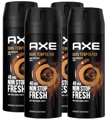 Axe Dark Temptation Deodorant Bodyspray - Multiverpakking