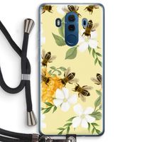 No flowers without bees: Huawei Mate 10 Pro Transparant Hoesje met koord
