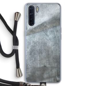 Grey Stone: Oppo A91 Transparant Hoesje met koord