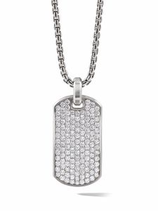 David Yurman pendentif Streamline orné de diamants - Argent