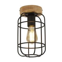 Searchlight Industriële plafondlampVision Ø 15cm - 81952-1BK
