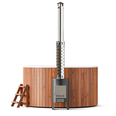 PolarSpa Comfort Family houtgestookte hottub - 8 personen PolarSpa Comfort Family houtgestookte hottub - 8 personen