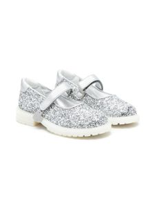 Monnalisa ballerines à paillettes - Argent