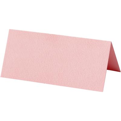 Creativ Company Naamkaarten, afm 9x4 cm, 220 gr, lichtrood, 20 stuk/ 1 doos