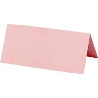 Creativ Company Naamkaarten, afm 9x4 cm, 220 gr, lichtrood, 20 stuk/ 1 doos