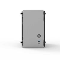 ATX Semi-toren doos Zalman M2 MINI-SILVER Zwart Zilverkleurig