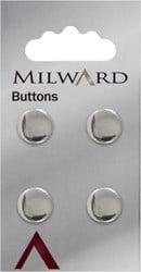 Milward Metalen Knoop Zilver