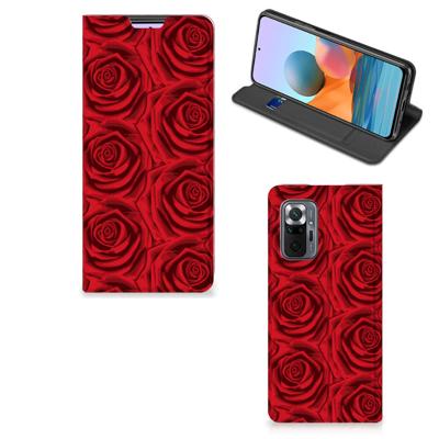 Xiaomi Redmi Note 10 Pro Smart Cover Red Roses Xiaomi Redmi Note 10 Pro Smart Cover Red Roses