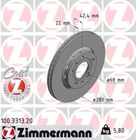 Remschijf Coat Z 100331320