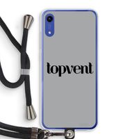 Topvent Grijs Zwart: Honor Play 8A Transparant Hoesje met koord