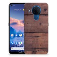 Nokia 5.4 | Bumper Hoesje | Old Wood