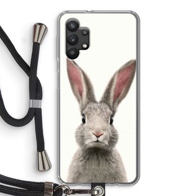 Daisy: Samsung Galaxy A32 5G Transparant Hoesje met koord