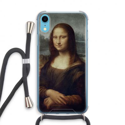 Mona Lisa: iPhone XR Transparant Hoesje met koord