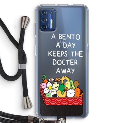 Bento a day: Motorola Moto G9 Plus Transparant Hoesje met koord