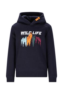 Tygo & Vito winter hoodie jongens - navy blauw - Henk