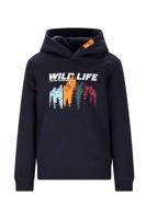 Tygo & Vito winter hoodie jongens - navy blauw - Henk
