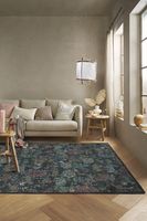 Pip Studio Vloerkleed Pip Garden Donkerblauw 155x230 cm