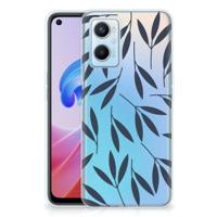 OPPO A96 | OPPO A76 | TPU Case | Leaves Blue
