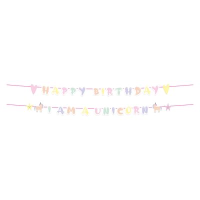 Folat BV Letterslinger unicorns & rainbows, 2st.