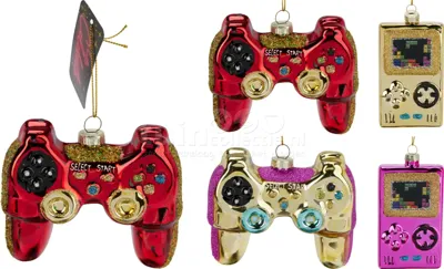 Kerstornament Games 11cm Assorti 1st