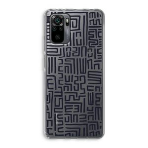 Moroccan Print: Xiaomi Redmi Note 10 Pro Transparant Hoesje