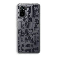 Moroccan Print: Xiaomi Redmi Note 10 Pro Transparant Hoesje