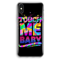 Touch Me: iPhone XS Max Transparant Hoesje