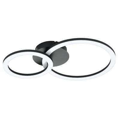 Eglo PlafondlampZigbee Parrapos-Z 44,5x30cm zwart - 900322