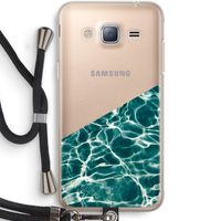Weerkaatsing water: Samsung Galaxy J3 (2016) Transparant Hoesje met koord