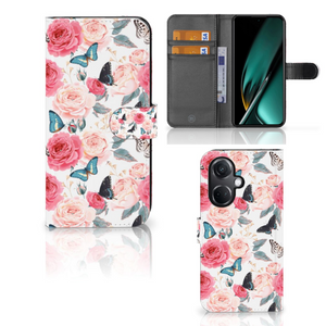 OnePlus Nord CE 3 Hoesje Butterfly Roses