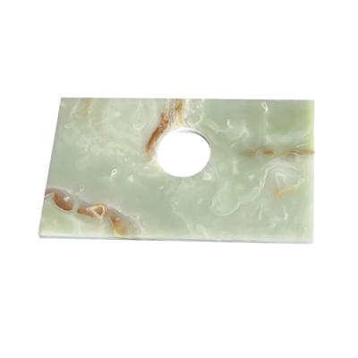 Micro Fonteinblad BWS Onyx 39x22 Cm Groen