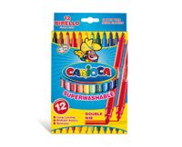 Viltstiften Carioca Birello dubbelpunters set ÃƒÆ’ 12 kleuren