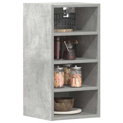 Hangkast 30x29,5x60 cm bewerkt hout betongrijs