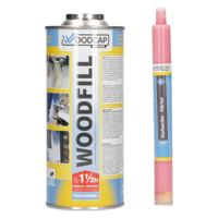 Köhler Woodcap Woodcap Woodfill 2-Componenten Plamuur 1,2Kg-Wit Köhler Woodcap Woodcap Woodfill 2-Componenten Plamuur 1,2Kg-Wit
