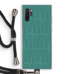 Swirls: Samsung Galaxy Note 10 Plus Transparant Hoesje met koord