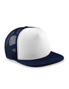 Beechfield CB645 Vintage Snapback Trucker Cap - French Navy/White - One Size