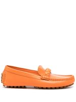 Gianvito Rossi mocassins Monza en cuir - Orange