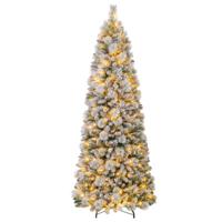210 cm Kunstkerstboom met Verlichting Pop Up Dennenboom met 200 Warmwitte LED-lampen en 680 Takpunten 210 cm Kunstkerstboom met Verlichting Pop Up Dennenboom met 200 Warmwitte LED-lampen en 680 Takpunten