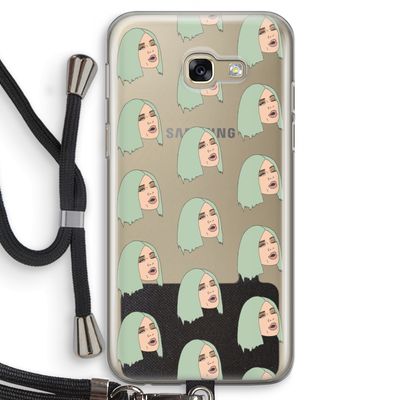 King Kylie: Samsung Galaxy A5 (2017) Transparant Hoesje met koord