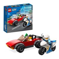 Lego LEGO City 60392 Achtervolging Auto op Politiemotor