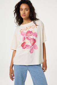 Fabienne Chapot T-Shirt Steve Sketchbook | Coral