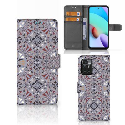 Xiaomi Redmi 10 | Bookcase | Flower Tiles