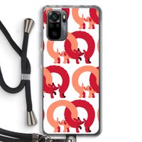 Dogs: Xiaomi Redmi Note 10 Pro Transparant Hoesje met koord