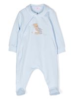 Il Gufo pyjama à imprimé Teddy Bear - Bleu