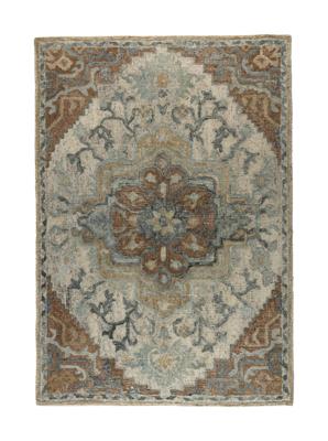 Dutchbone Vloerkleed 'Amori' 160 x 230cm, kleur Blauw