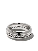 David Yurman chevalière Cable Inset en argent sterling